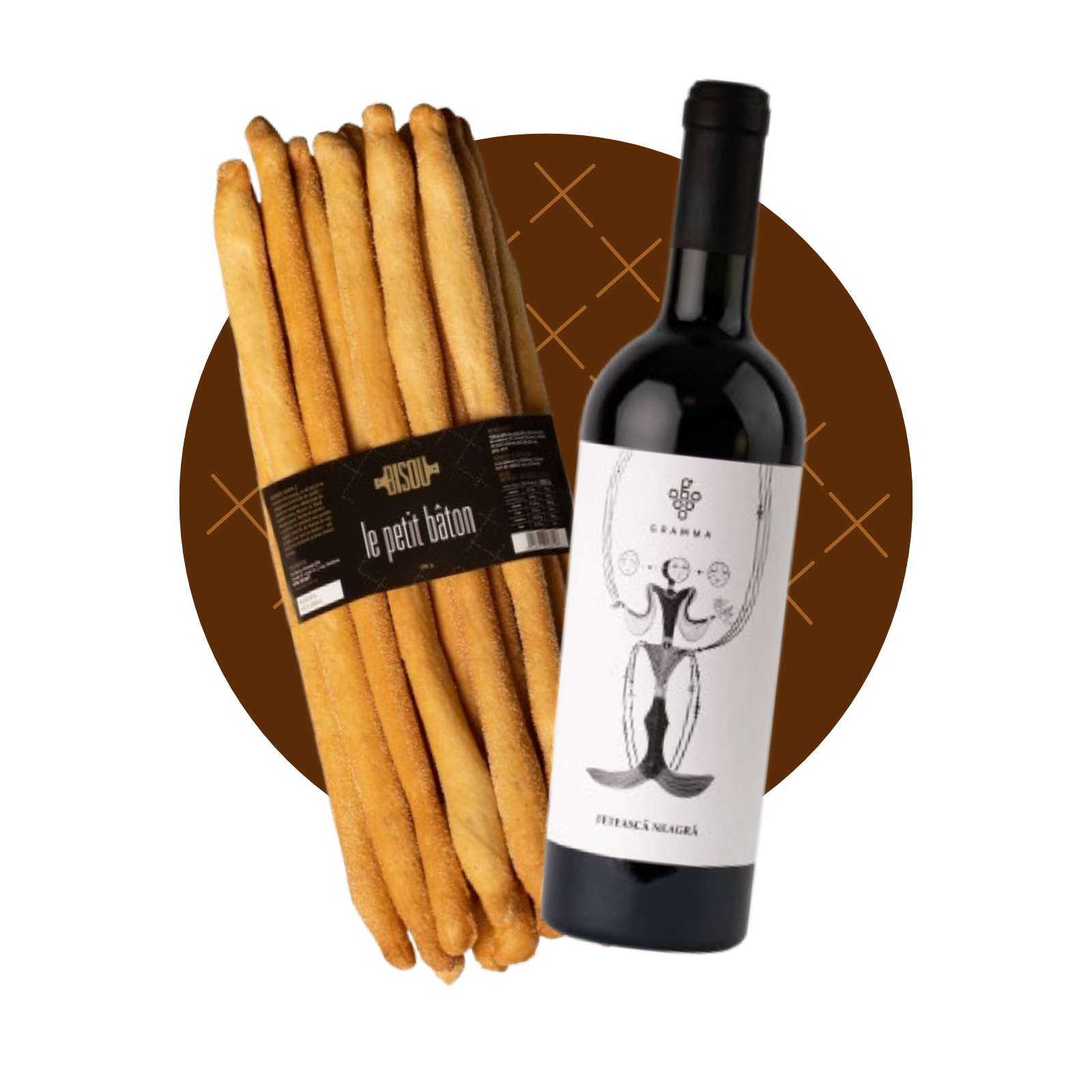 Pachet - Grisine Simple 250 Grame + Feteasca Neagra - Gramma