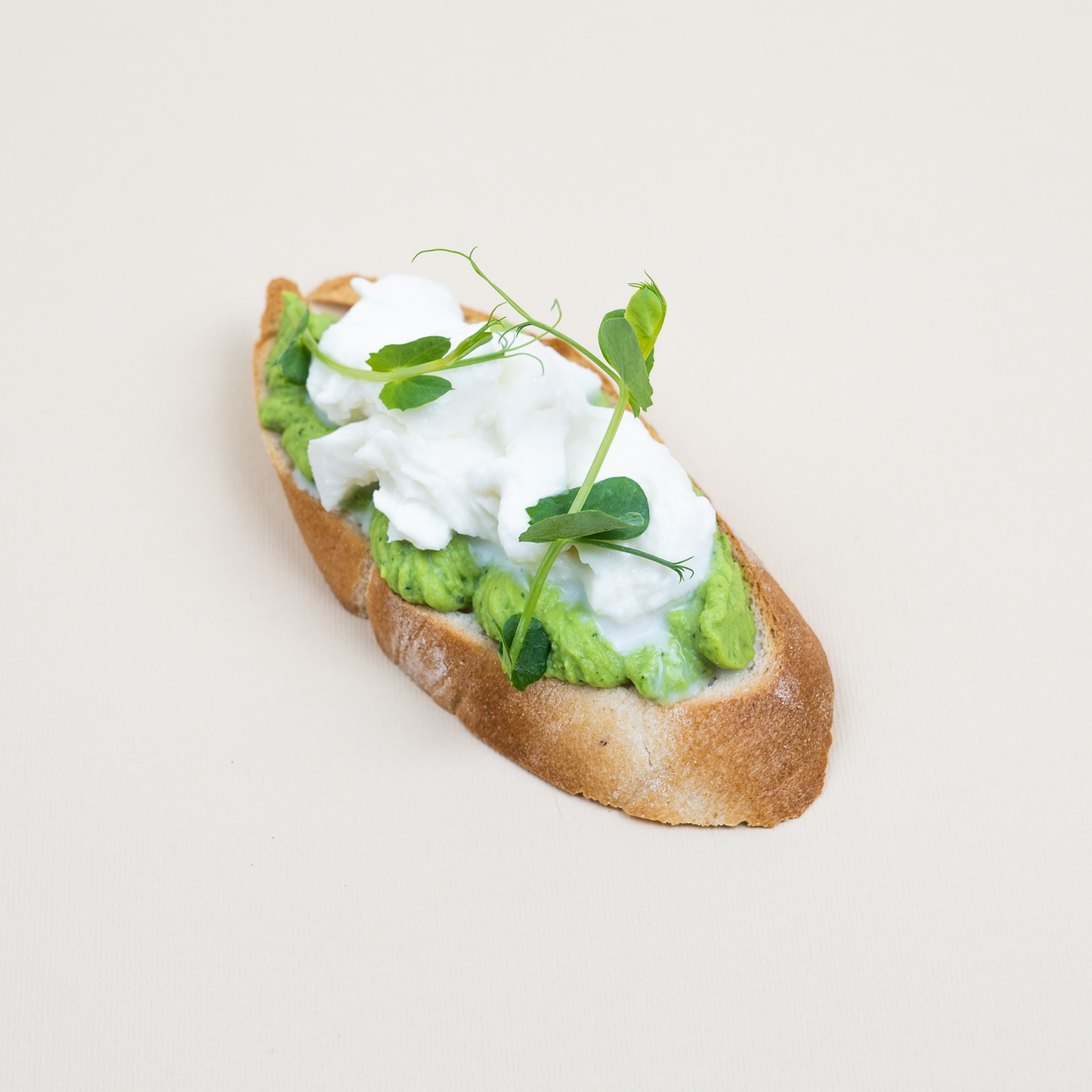 Bizuu veggie piure mazare mozzarella